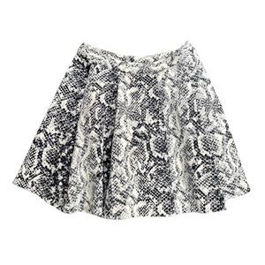Abercrombie & Fitch Snake Print Skater Skirt